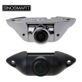 Sinosmart Hd Universal Wired Parking Reverse Backup Camera Vertical Installation Stainless Steel Chrome Black Adjustable Lens -