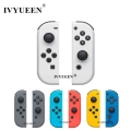 Ivyueen For Nintendo Switch Oled Joycon Joy Con Original White Replacement Housing Shell Case With Sr Sl Button Blue Yellow - Ca