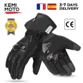 Kemimoto Winter Motorcycle Gloves Touch Screen Motorcross Waterproof Windproof Protective Winter Gloves Men Guantes Moto Luvas -