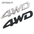 4wd Metal Sticker 3d Chrome Emblem 4x4 Badge Decal Car Styling For Honda Crv Accord Civic Suzuki Grand Vitara Swift Sx4 Sticker