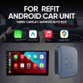 Jiuyin Wired Carplay Android Auto Usb Ai Box For Refit Android Screen Car Stereo Radio Multimedia Gps 2din Dvd Player Mirrorlink