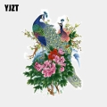 Yjzt 12.6*17.6cm Coolest Peacock Decor Car Sticker Accessories Graphic Personalized High Quality Silhouette 11a0016 - Car Sticke