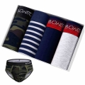 4pcs Set High Quality Slip Underwear Men Underpants Cotton Briefs Panties Boxershorts Jockstrap Thong Male Set Calzones Homme|Br