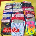 Ethika Summer New Product Cartoon Shark Print Design Mens Boxer Boxer Tight Long Underwear Ethika|Boxers| - Officematics