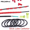 Risk Bicycle Brake Slick Lube Liner Road Mountain Bike Shifting Cable Catheter Oil Tube Pipe Housing Mtb Inner Line Protector -