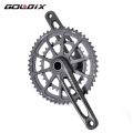 Goldix Ultralight Road Bike Crankset 170mm Aluminum Alloy Hollow Bicycle Crank Set Double Disc 50-34t/53-39t Chainring - Bicycle