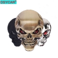 DSYCAR 1Pcs 3D Skull Zinc Alloy Metal Car Sticker for Car Motorcycle Logo Skull Emblem Badge Car Styling Stickers New|car stylin