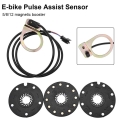 New 5/8/12 Magnets Electric Bicycle Pedal PAS System Assistant Sensor Speed Sensor Alloy Pulse Assist Sensor E bike Accessory|El