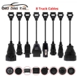 Full Set 8 PCS Truck Cables For TCS Pro Multidiag Pro+ OBD OBD2 Automotive Scanner Connector For BMW/Volvo|Car Diagnostic Cables