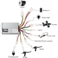 Electric Bicycle Controller 36V 48V 800W 1000W 30A DC Brushed For E Bike Scooter Skateboard Part Fit Battery Motor Engine Part|E