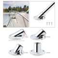 Marine Boat Durable Solid Ss 316 Hand Rail Fitting Round Base 7/8' Or 1' - Marine Hardware - Officematics.com