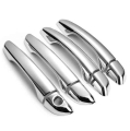 For Hyundai Solaris 2017 2018 2019 2020 New Chrome Car Door Handle Cover Trim Sticker Car Styling Accessories Overlay - Car Stic