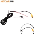 Rca To 2.5mm Av In Converter Cable For Car Rear View Reverse Parking Camera To Car Dvr Camcoder Gps Tablet - Vehicle Camera - Of