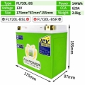 12V LiFePO4 Motorcycle Start Battery 620A CCA 144Wh Lithium iron Phosphate Scooter Engine Batteries With BMS ATVs UTVs YTX20L BS