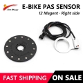 Electric Bicycle Pedal 12 Magnets E bike PAS System Assistant Sensor Speed Sensor Black Color Easy to Install for Free Shipping|