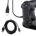 Long 3 Meter Micro Usb Charge Charging Power Cable For Ps4 Xbox One Controllers - Cables - Officematics.com