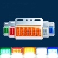 2pcs 24V LED Side Marker Lights Car External Lights Warning Tail Light Auto Trailer Truck Lorry Lamps White color|Truck Light Sy