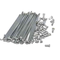 Electric Bicycle 10g Diameter3.0mm Length 97-239mm Spokes + Nipples 37pcs/lot - Electric Bicycle Accessories - Officematics.com