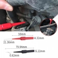 4pcs 30v Diagnostic Tools Multimeter Test Lead Extention Back Piercing Needle Tip Probes Autotools Automotive Kit Machine 0.7mm