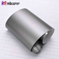 Car Styling Car Stickers Matt Brushed Aluminum Vinyl Wrap Film Motorcycle Automobiles Black Grey Silver Car Vehicle Stickers|Car