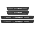 4pcs Car Door Sill Cover Carbon Fiber Leather Dustproof Scratch-proof Car Protective Sticker For Vw Passat B5 B6 B7 B8 Cc - Car