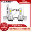 Novsight H4 H7 H11 H8 H9 H16jp H1 H3 Car Led Fog Light Bulbs 9005 9006 Auto Driving Fog Lamps 6500k 12v 24v Led Car Lights - Fog