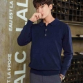 Spring and Autumn Men 's POLO Pullover Men Cashmere Sweater Knitted Pullover Cashmere Sweater Men Jumper Sweater Top|Pull