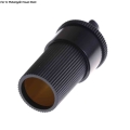 1pc Car Cigarette Lighter 12V Female Cigarette Lighter Inline Socket Conversion Plug Connector|Cables, Adapters & Sockets|