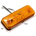 1PCS 4 LED Side Marker Light Indicator Lamp Bus Truck Trailer Lorry Caravan 10~30V E8|Truck Light System| - Officematics.com