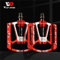 West Biking Bicycle Pedals 3 Bearings Non-slip Mtb Pedals Aluminum Alloy Flat Applicable Waterproof Bicycle Accessories - Bicycl