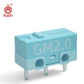 2pcs Kailh GM2.0 Blue Micro Switch 20M life Gaming Mouse Micro Switch 3 Pin blue used on computer mice left right button|Replace
