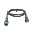 5 Pin Male To Female Ebike Cable Green Connector For Electric Bike Bafang Display Extension Cable Waterproof 80cm In Length - El