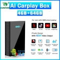 Carplay AI BOX Android 10.0 Wireless Carplay Android Auto Adapter Box Car Multimedia Player Octa Core 4+64 MINI HDMI 4G network|