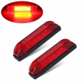 2PCS Red Side Light Truck Trailer Lights Waterproof LED Indicator Light Warning Lamp 12v Trailer Lights Side Marker Lamp|Truck L
