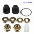 Electric Bicycle Is Suitable For Bicycle Electric Scooter Accessories Hub Motor Shaft M12/M14LockNut/lock Washer/washer/nutCover