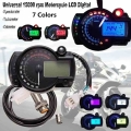 15000rpm Modern Motorcycle Digital Light LCD Digital Gauge Speedometer Tachometer Odometer Adjustable Motorcycle Speedometer|mot