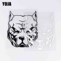 Yoja 14x18cm Dog Head Animal Decal Car Whole Decoration Stickers Zt4-0039 - Car Stickers - Officematics.com