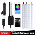Car Ambient LED Atmosphere Light Foot Light USB Cigarette Lighter Remote Control Interior Decorative Lamp Strip RGB Eight Color|
