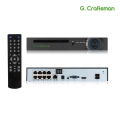 Xmeye 4k 8ch Poe Nvr Support 16ch 4k Network Video Recorder H.265+ Onvif 1 Hdd 24/7 Recording Ip Camera Onvif P2p System Icsee -