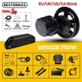 Bafang Motor Bbs02b Bbs02 48v 750w Mid Drive Motor Electric Bike Ebike Conversion Kit 52v17.5ah 20ah Lithium Battery Bicycle - E