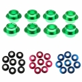 Pack of 8pcs Skateboard Scooter Roller Inline Skate Wheels Bearing Spacer 4 Different Colors Accessories|Scooter Parts & A