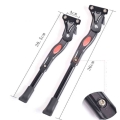Bicycle Kick Stand Mountain Bike Kickstand Adjustable Road Bike Bicycle Cycle Prop Two Holes Side Rear Parking Stable Stand - Bi