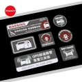 Noizzy Warning Anti Theft System Caution Car Window Sticker Vinyl Auto Decal Reflective Gps Tracking Lock Tuning Car Styling - C