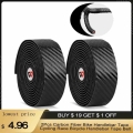 2Pcs Carbon Fiber Road Bike Handlebar Tape Durable Comfortable Cycling Race Bicycle Handlebar Tape Belt MTB Bike Grips Tapes|Han