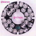 Infrared 24x Ir Led Board For Cctv Cameras Night Vision (diameter Outer : 44mm / Inner : 17mm) - Infrared Light Board - Officema