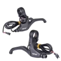 1 Pair Aluminum Alloy Lithium Electric Car Brake Lever With Bell Black Color Electric Bike Brake Lever Handle Model Sb4a - Elect