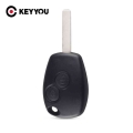 Keyyou New Replacement 2 Button Key Fob Remote Shell Case Uncut Blade For Renault Modus Clio 3 Twingo - Car Key -