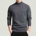 Men Sweater Solid Pullovers Mock Neck Spring And Autumn Wear Thin Fashion Undershirt Size M to 4XL|Pullovers| - Officematics