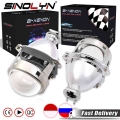 Sinolyn Projector Lenses Bi-xenon 3.0 Inch Lens For H7 H4 Headlight Metal Super Hid Car Light Lens Headlamp Tuning Car Products