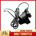 Ebike Throttle Light Horn Button Switch E Scooter Half Throttle Speed Handle Gas Wuxing Button Switch E Bicycle Twist Throttle|E